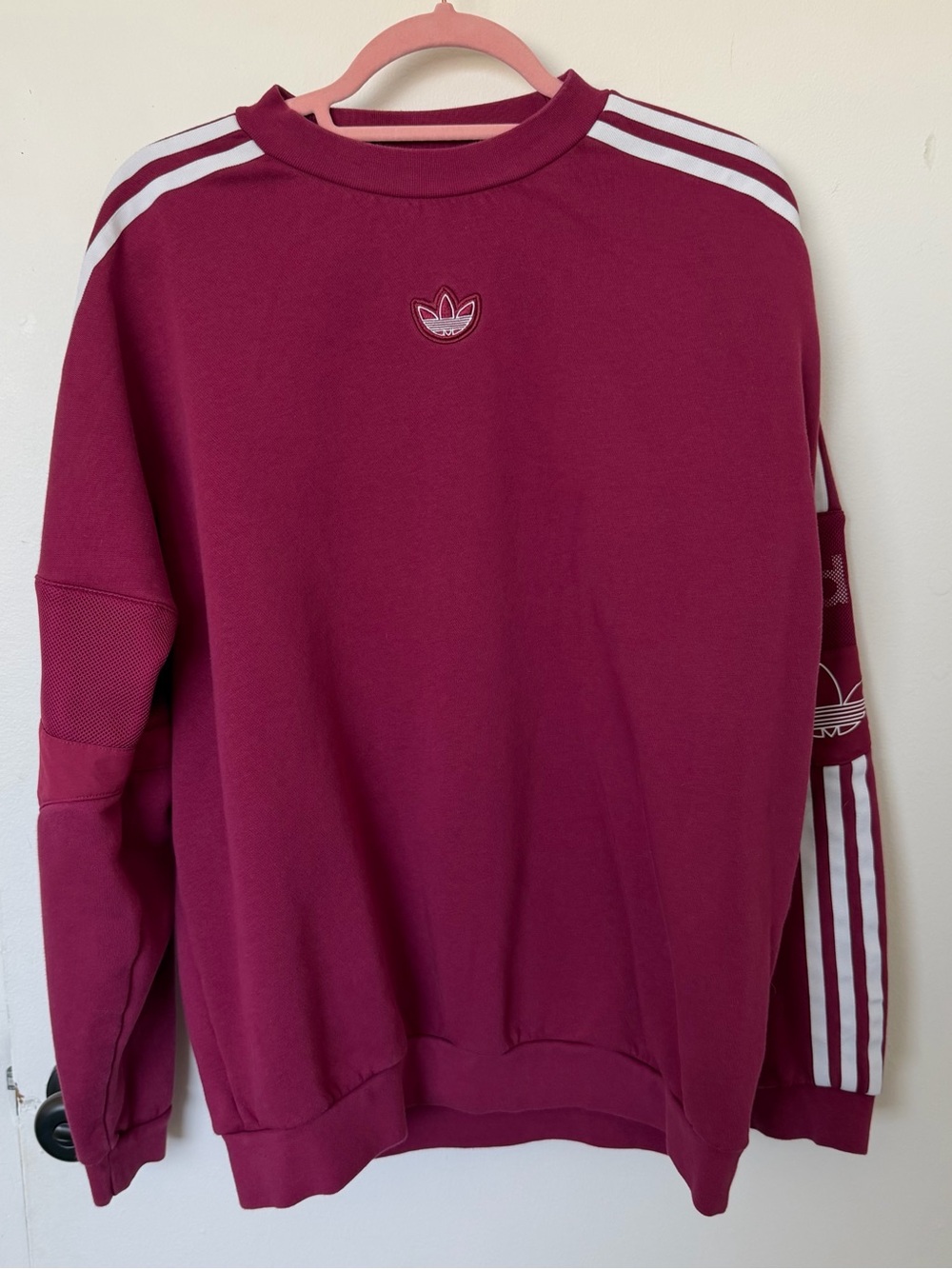 Adidas Originals Maroon Crewneck Sweatshirt Size M